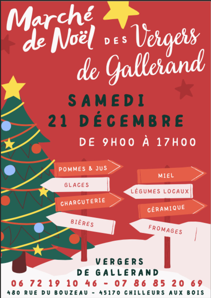 Venez à la 3ème édition du marché de Noël aux Vergers des Gallerand !