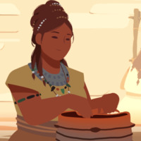 Atelier de poteries préhistoriques