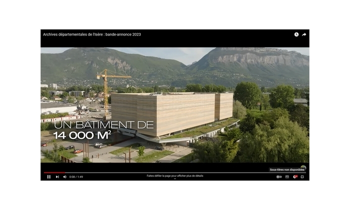 Projection de films dans l’auditorium