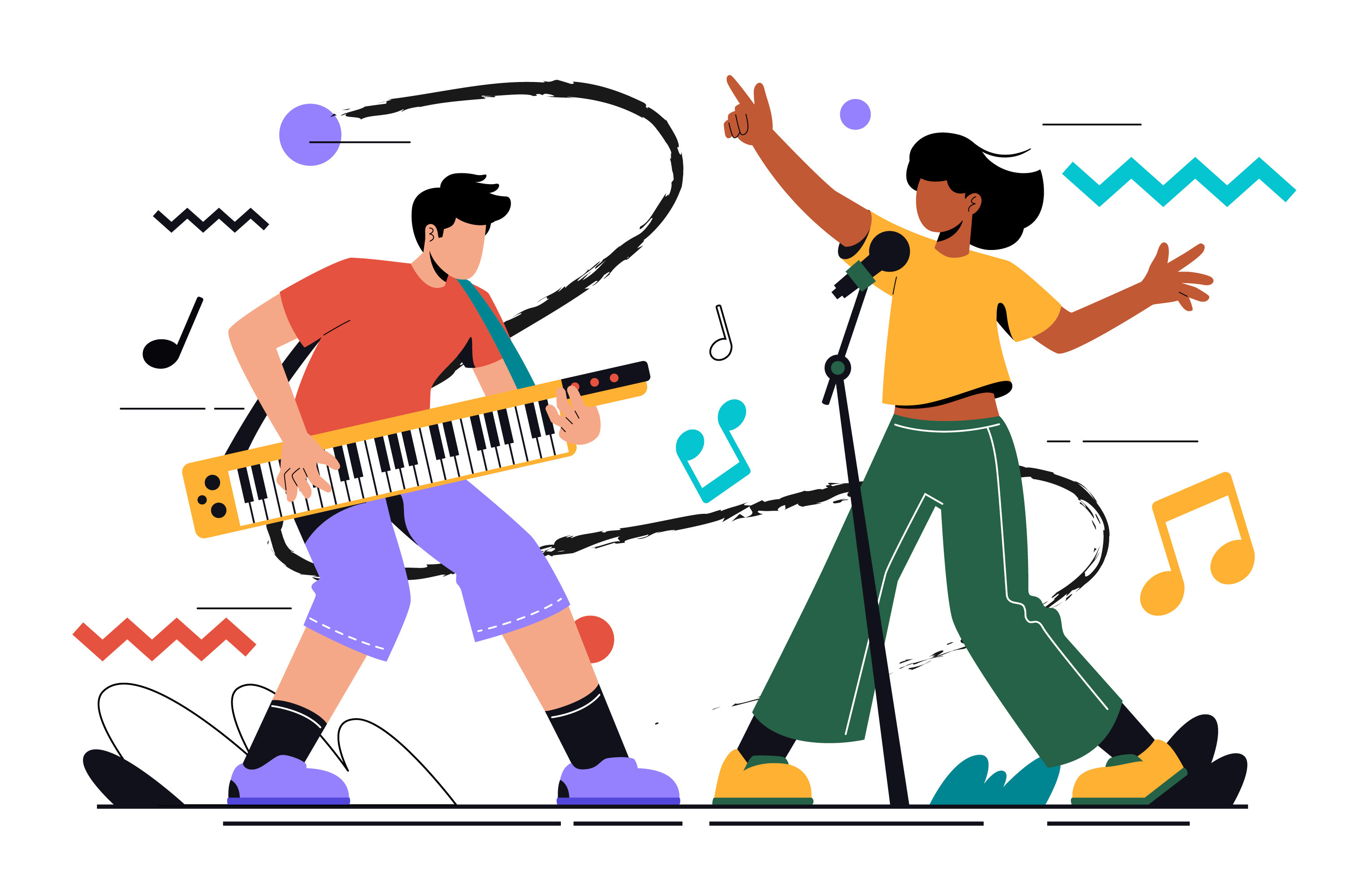 Animation musicale avec ecoz