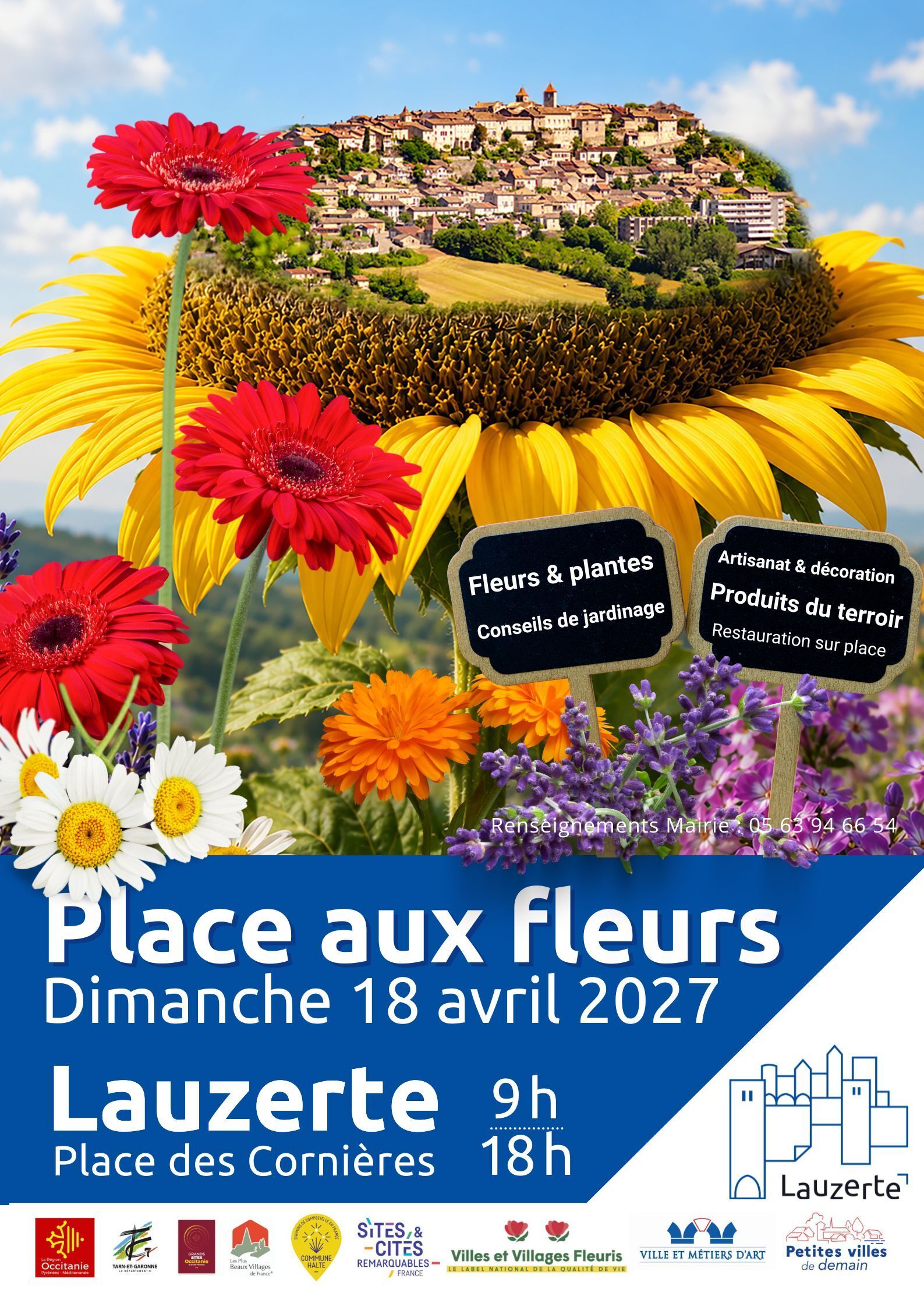 Place aux Fleurs - dimanche 18 avril 2027