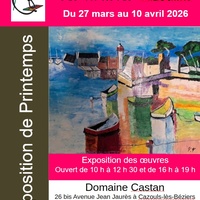 Expo de Printemps des artistes Cazoulins