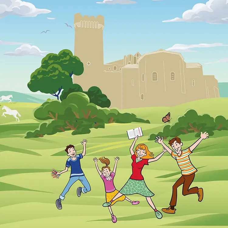L'abbaye en famille