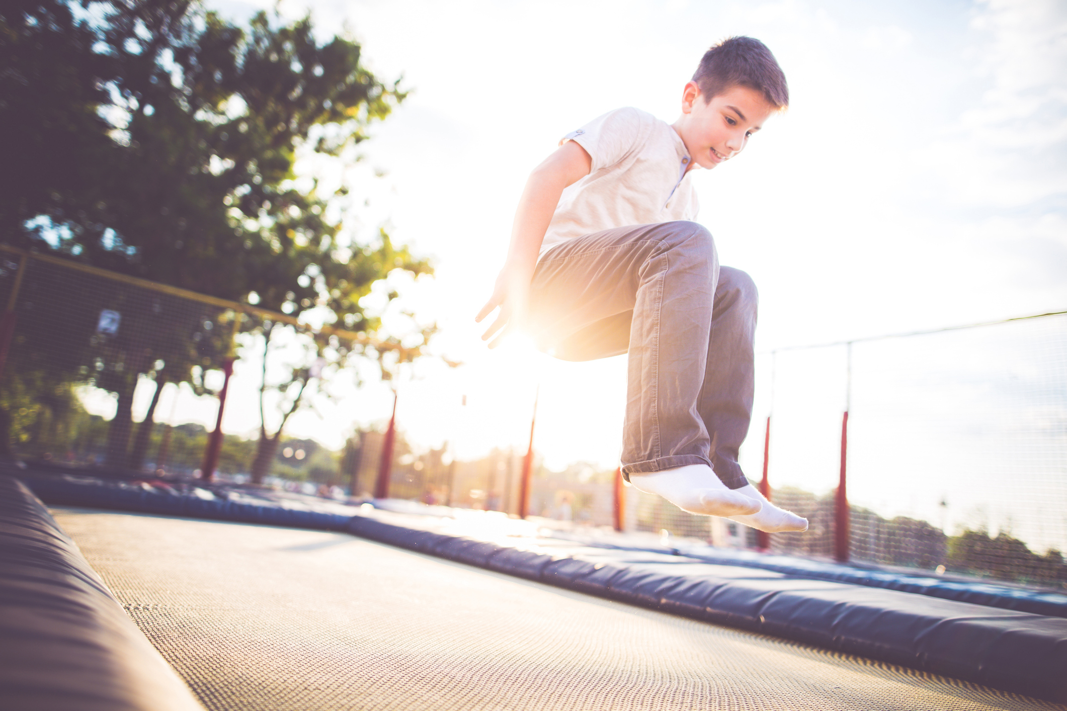 Trampoline, réservation sur place