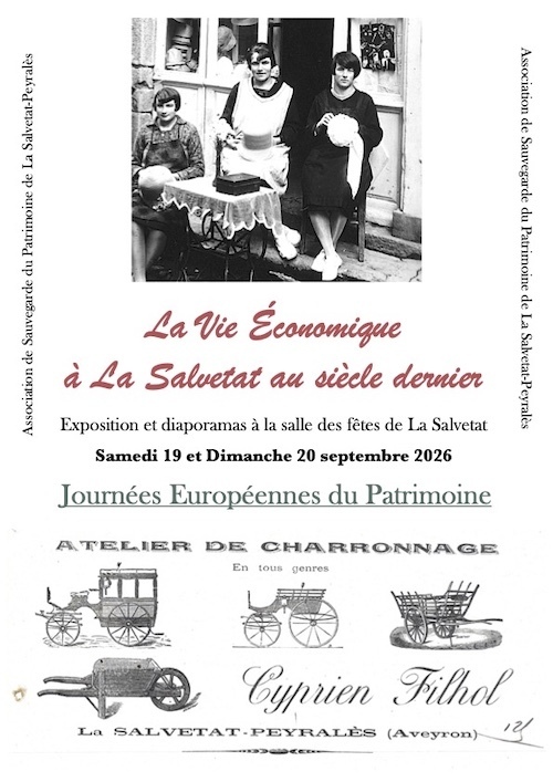 Exposition : "La vie économique à La Salvetat au siècle dernier"