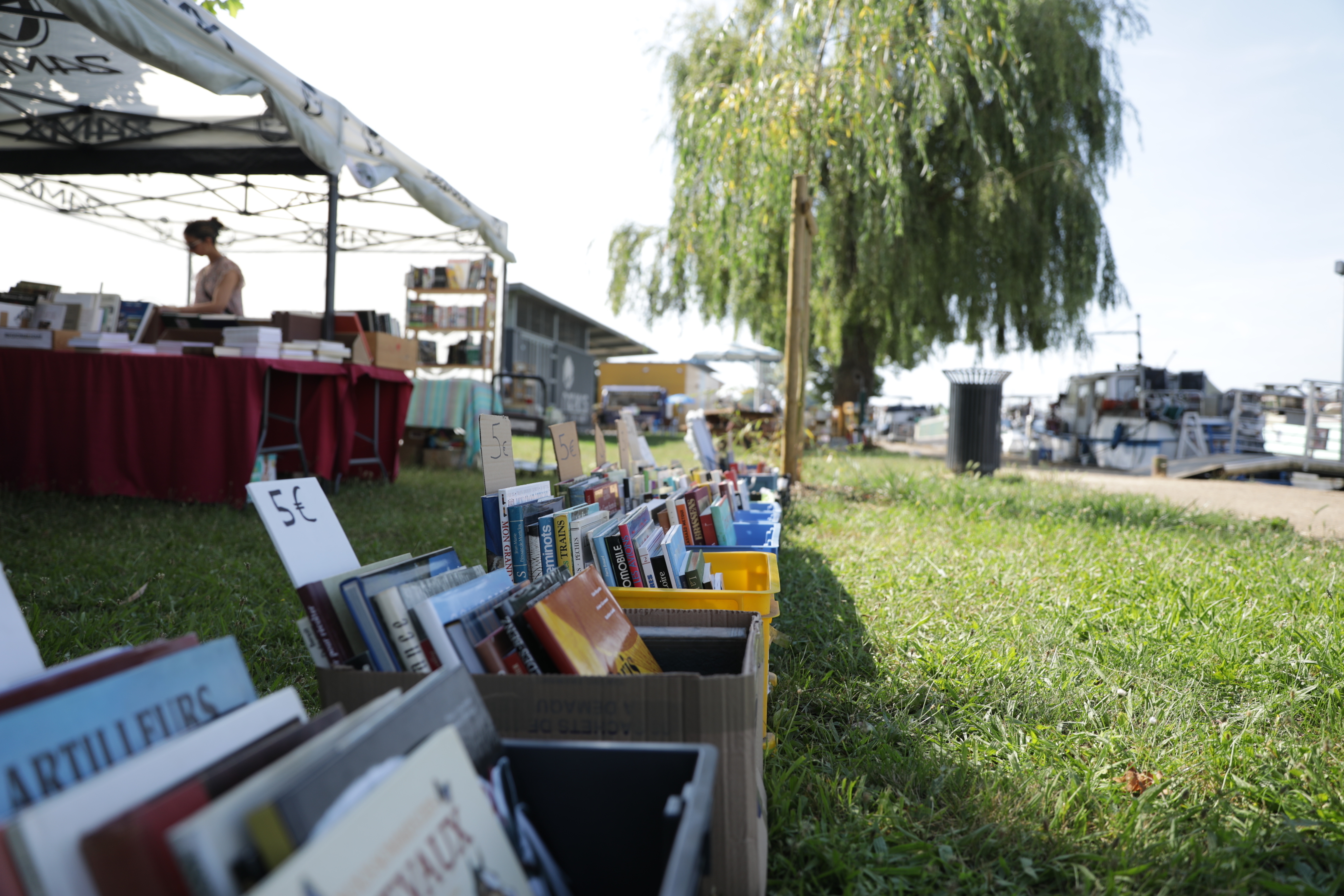 Marché de bouquinistes - La Médiathèque met les Voiles