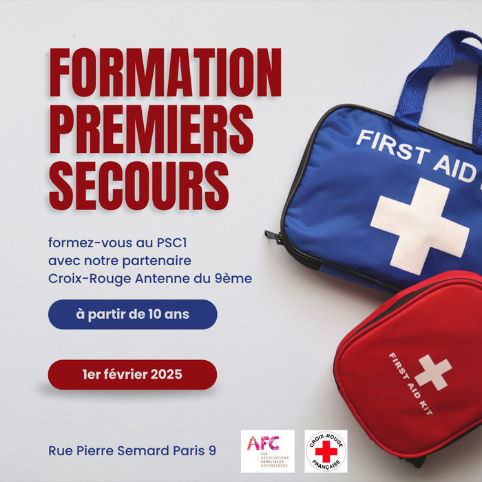 FORMATION AUX PREMIERS SECOURS - PSC1 - 14 mars