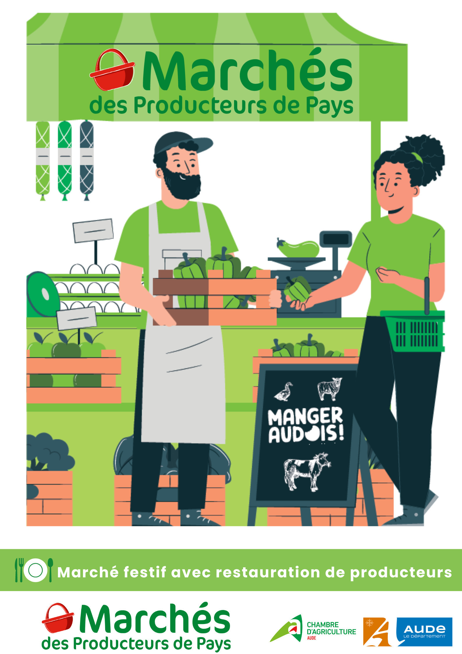 MARCHÉ DES PRODUCTEURS DE PAYS DE L’AUDE