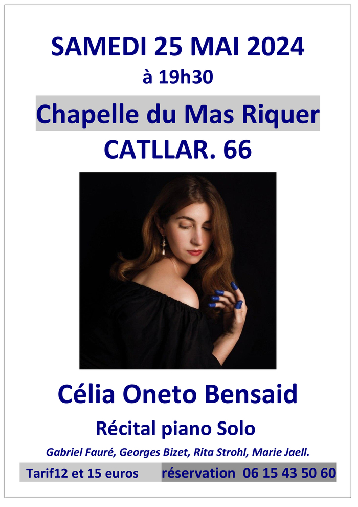 Hommage à Gabriel Fauré - Récital Célia Oneto Bensaid