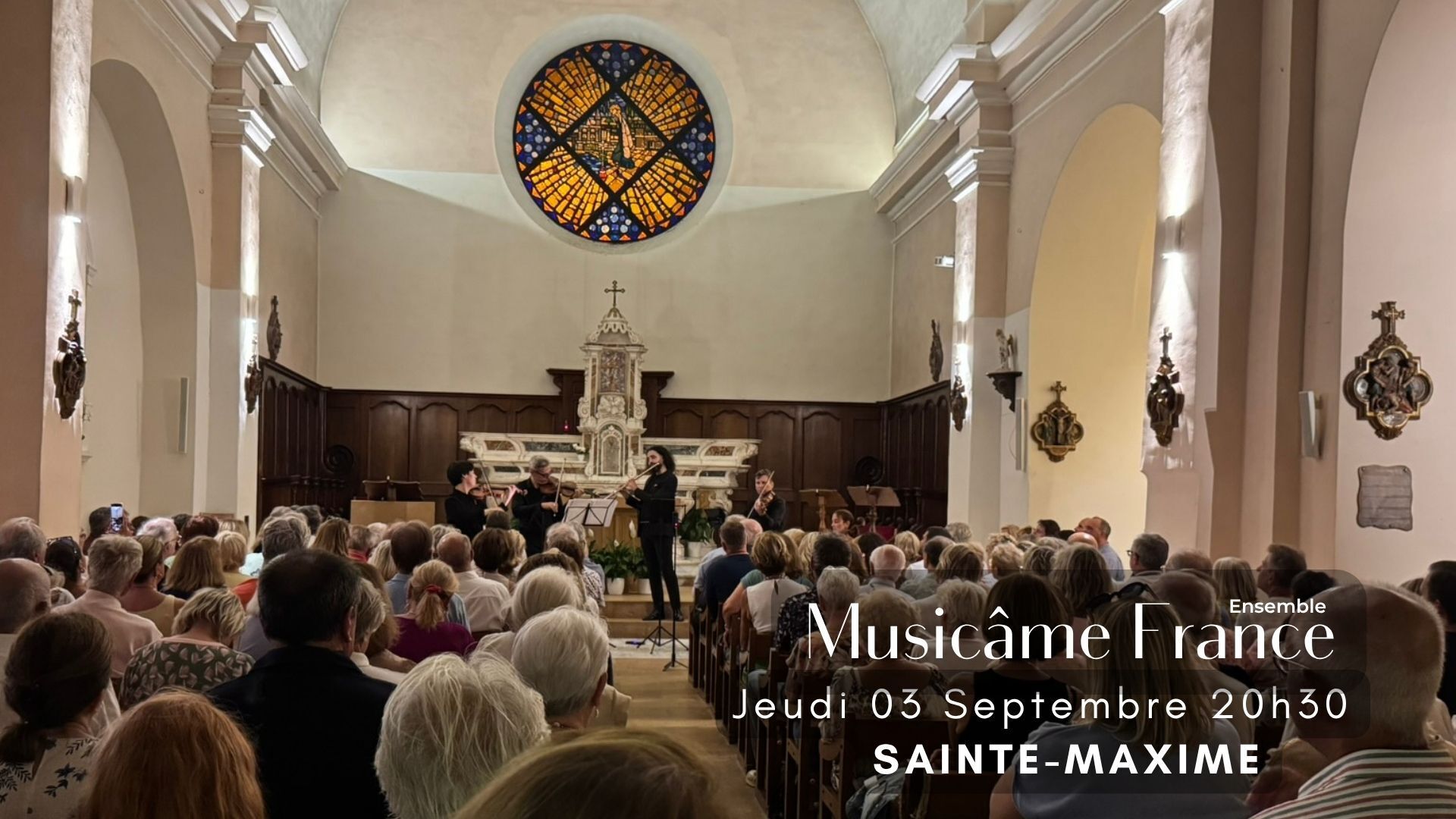 Concert à Sainte-Maxime : Ravel, Bach, Vivaldi, Cantemir, Rachmaninov, Puccini, Saint-Saëns