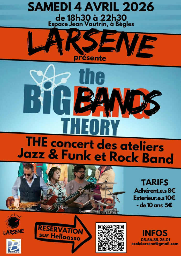 Soirée concert Larsene - Big band Theory