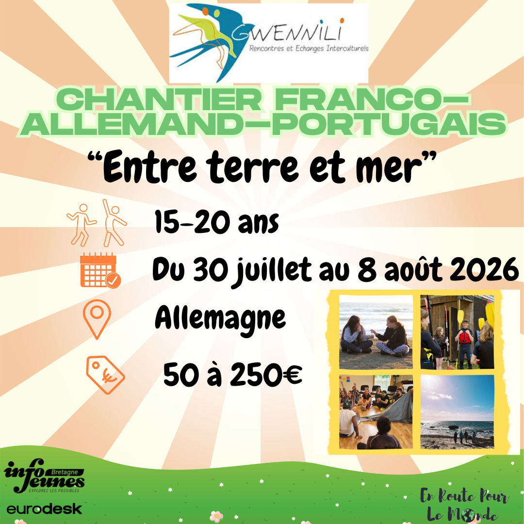 Echange franco-allemand-portugais en Bretagne