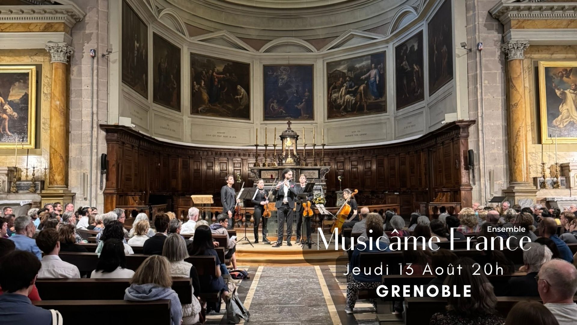 Concert à Grenoble : Ravel, Debussy, Vivaldi, Cantemir, Mozart, Bach, Doppler, Piazzolla, Waxman