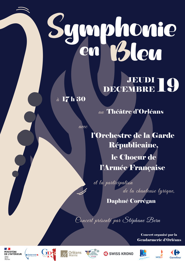 Concert réunissant l'Orchestre de la Garde Républicaine, le Choeur de l'Armée Française et la chanteuse lyrique Daphné Corrégan. Cette soirée d'exception sera présentée par Stéphane Bern !