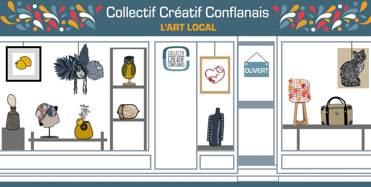 Artisanat par le Collectif Créatif Conflanais