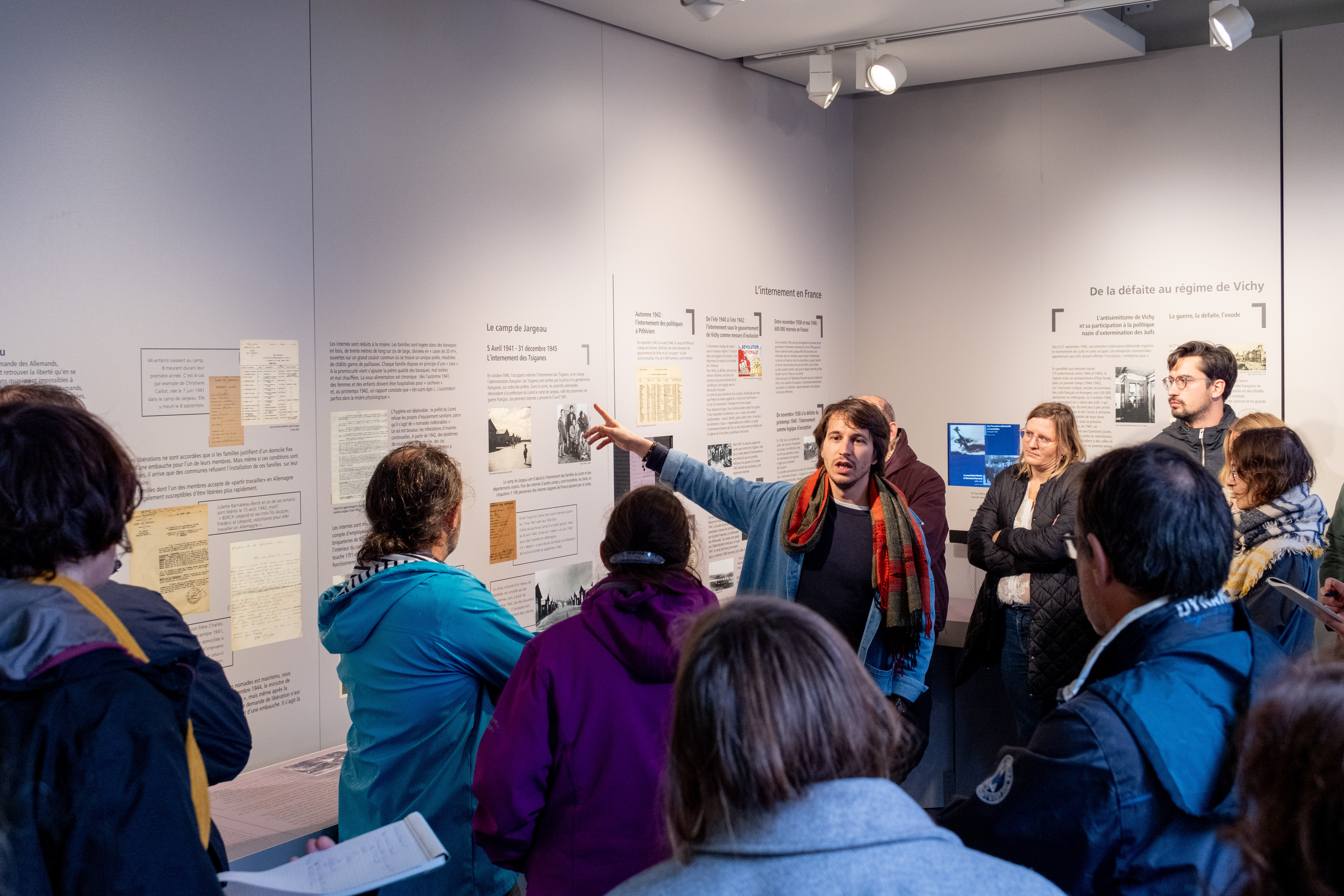 Visite guidée du Musée Mémorial et présentation des photographies de la rafle du billet vert