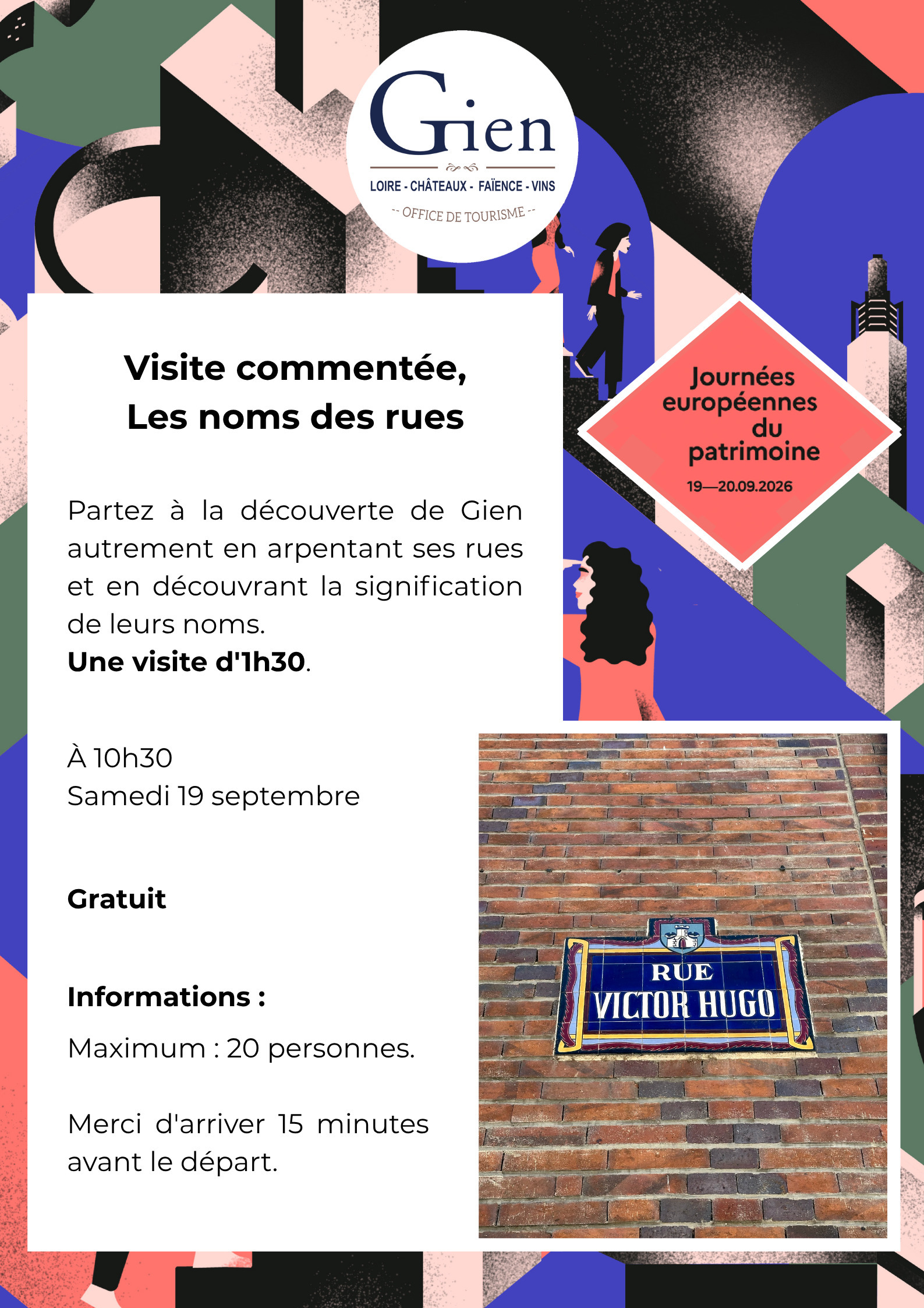 Visite commentée "Les noms des rues" de Gien