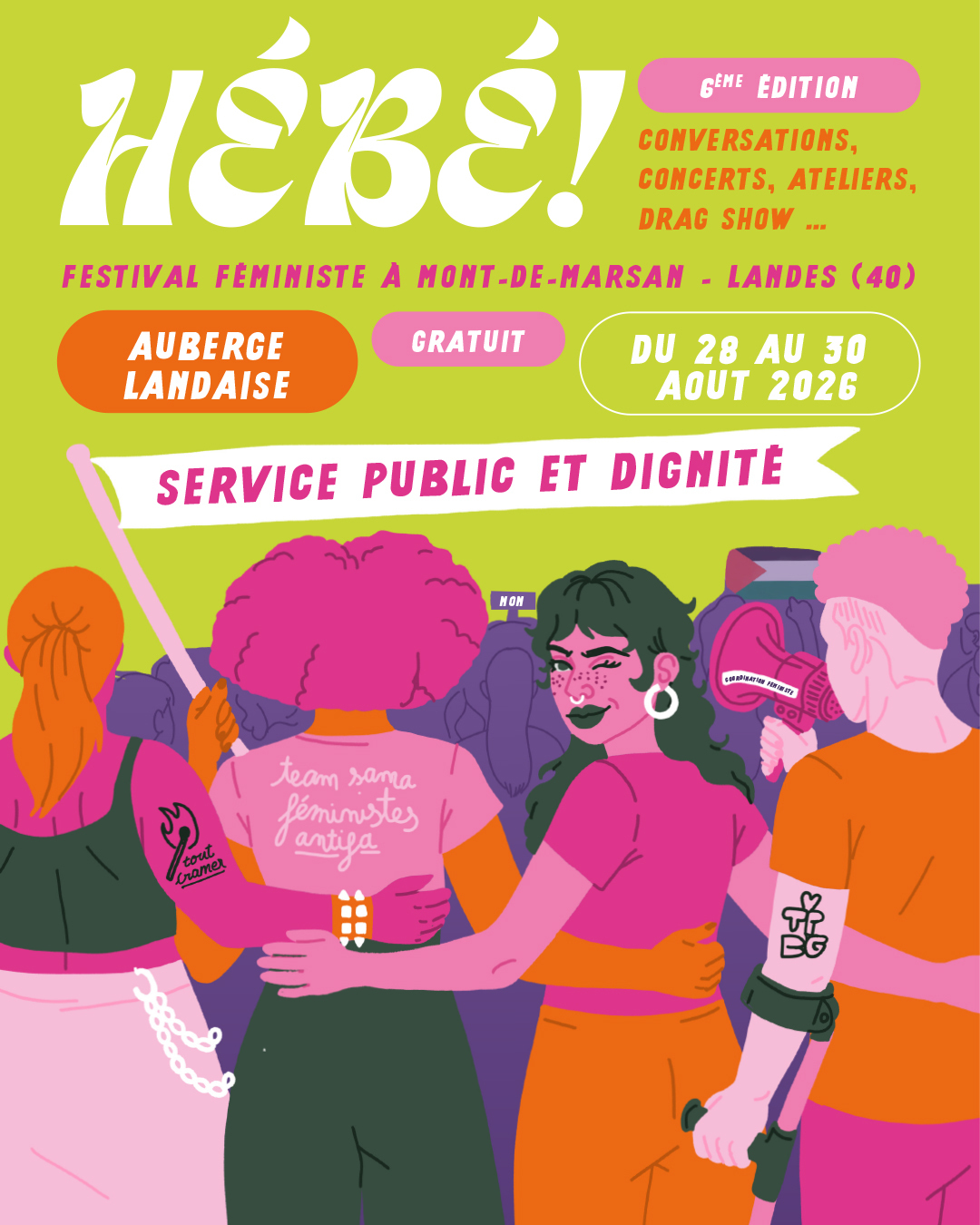 Festival HÉBÉ! 2026 (6ème édition - 28 au 30/08)