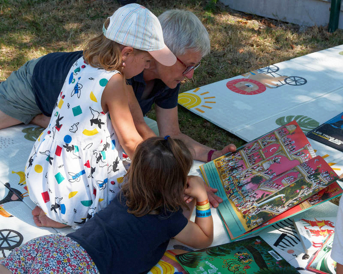 Affiche — Lecture au Festival Open’Air au parc de la Coulée Verte