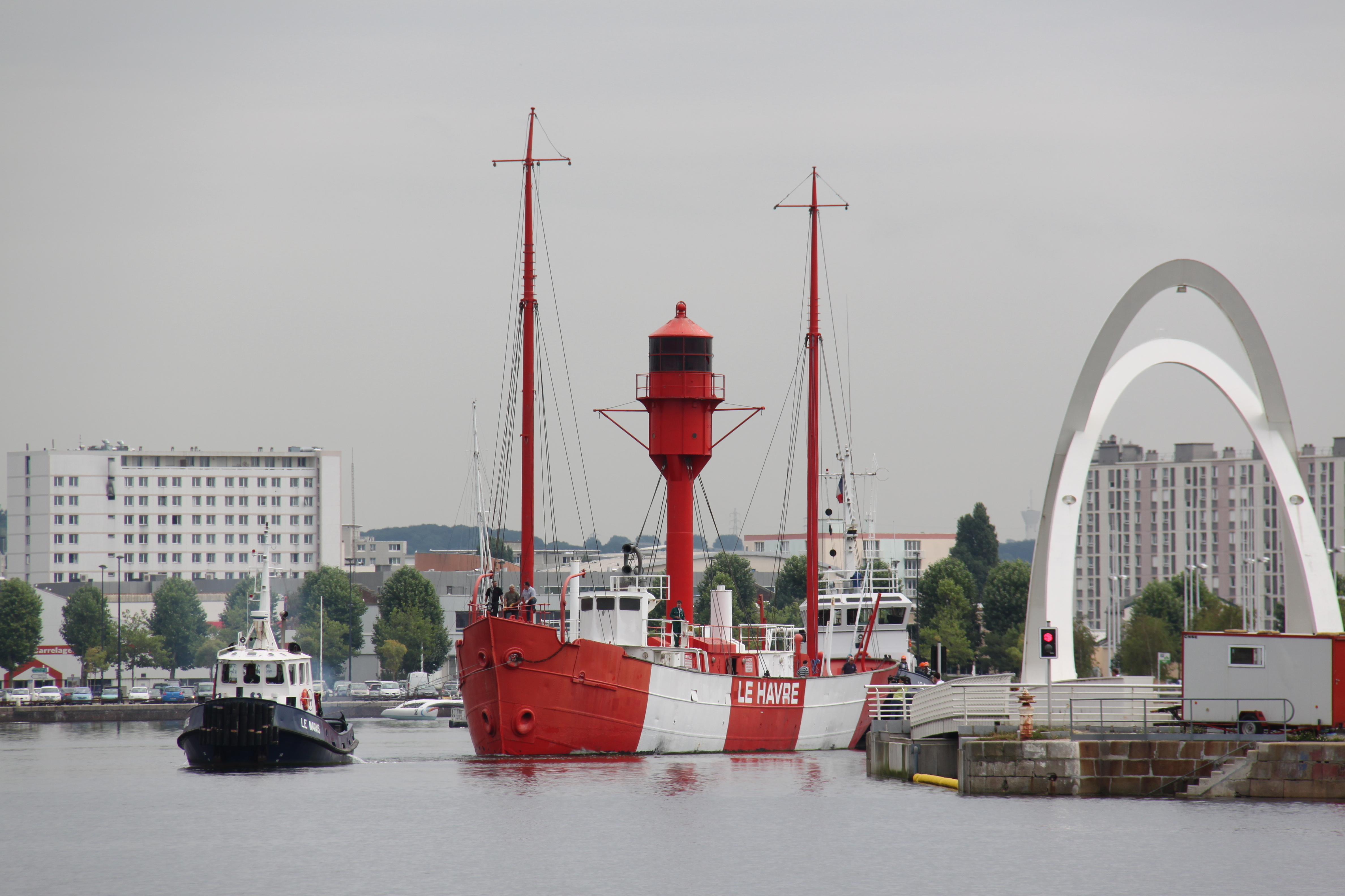 Visite guidée partielle du bateau Feu "Le Havre III"