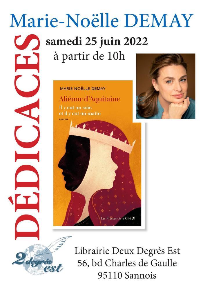 Présentation et dédicaces du livre «Aliénor d’Aquitaine il y eut un soir, et il y eut un matin» par son autrice.