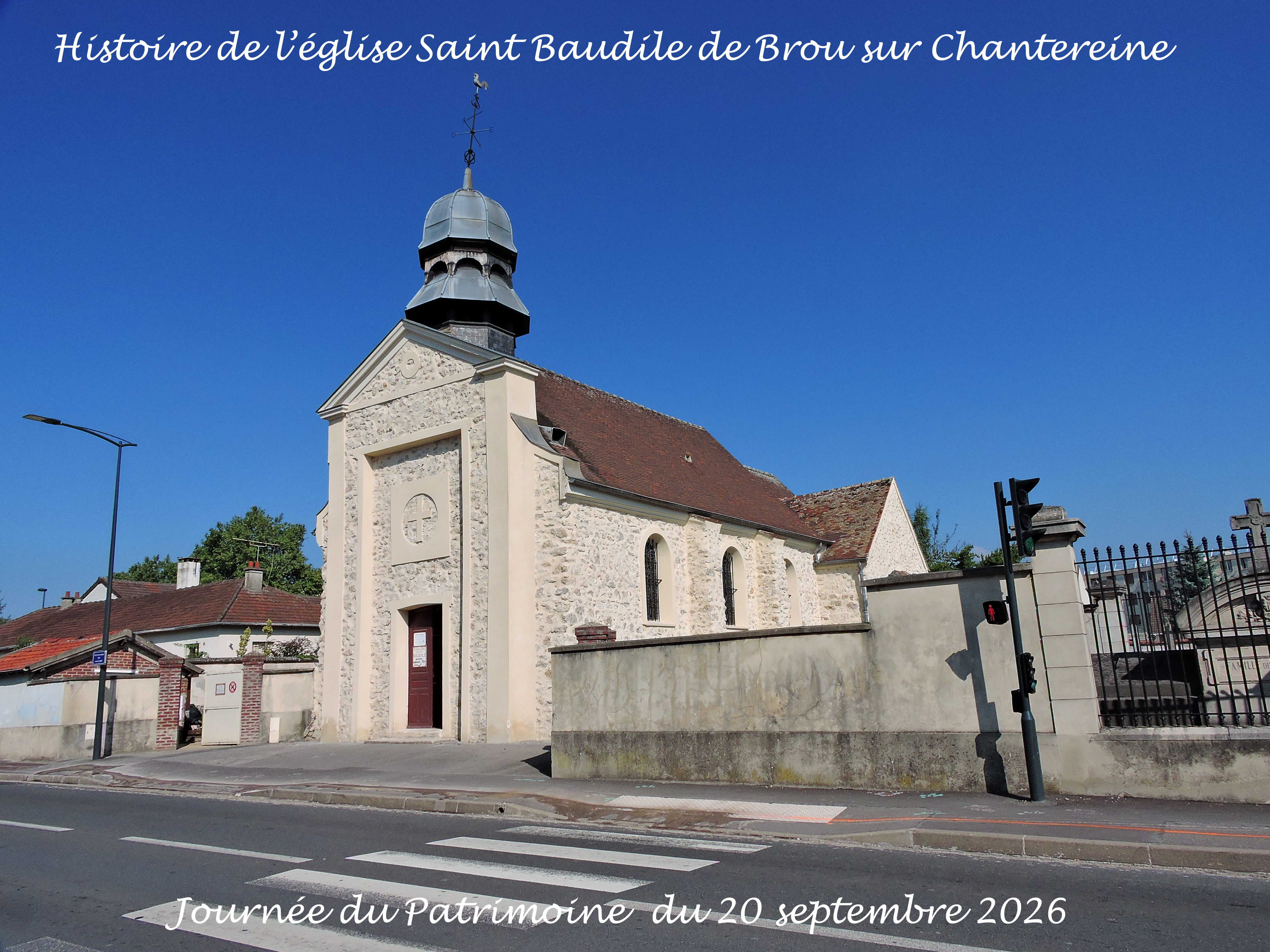 Diaporama historique de l'église Saint-Baudile