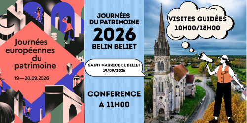 Visites et conférence sur l'histoire de l'église Saint-Maurice de Béliet