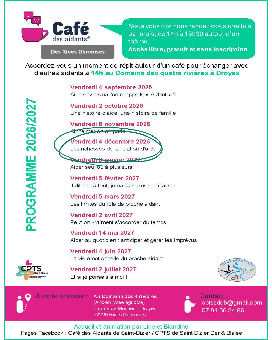Café des Aidants© – Rives Dervoises (Droyes) : Les richesses de la relation d’aide