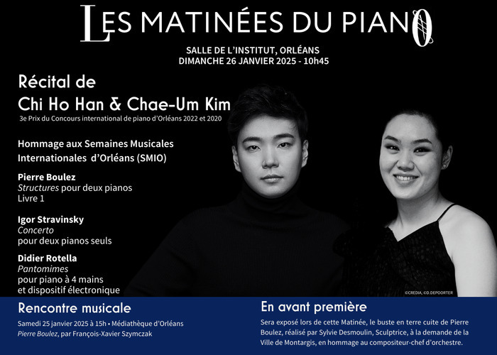 Matinée du Piano par Chae-Um Kim & Chi Ho Han Le 26 janv 2025