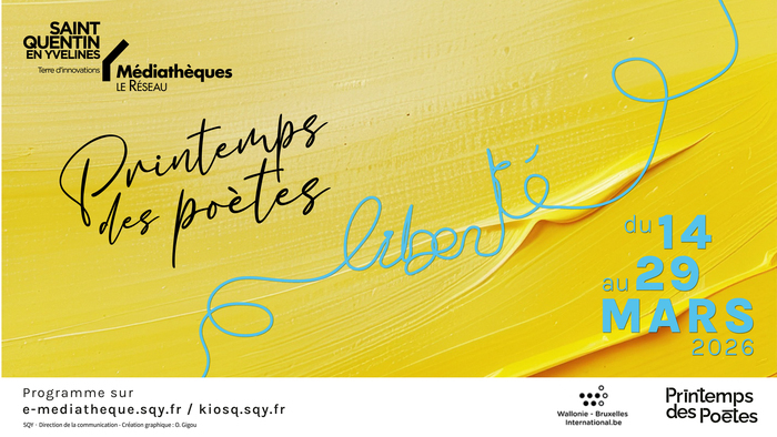 Agenda 5 Lancement du Printemps des poètes à SQY