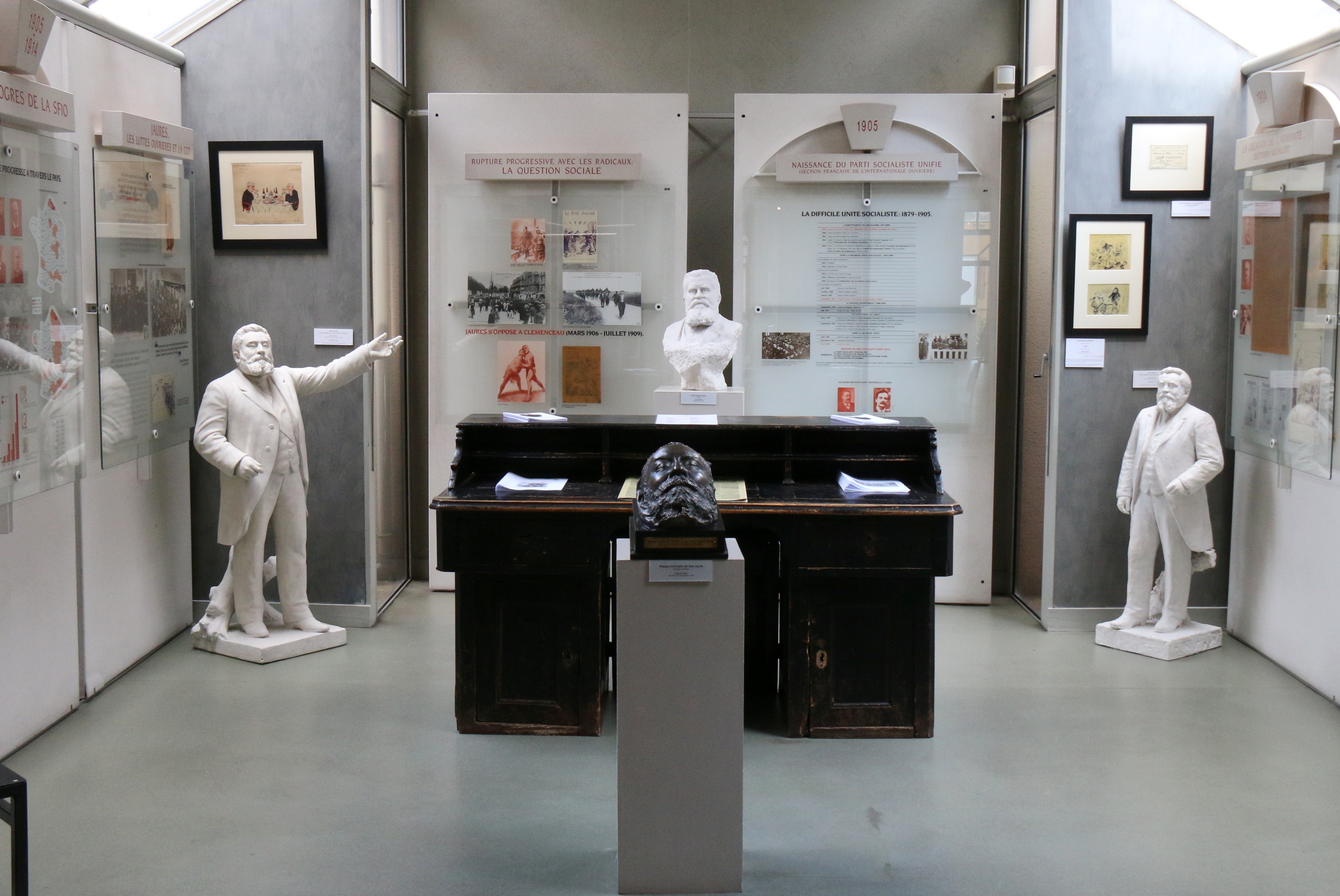 Visite guidée : Histoire du Centre National et musée Jean Jaurès de Castres, depuis sa création jusqu'à nos jours
