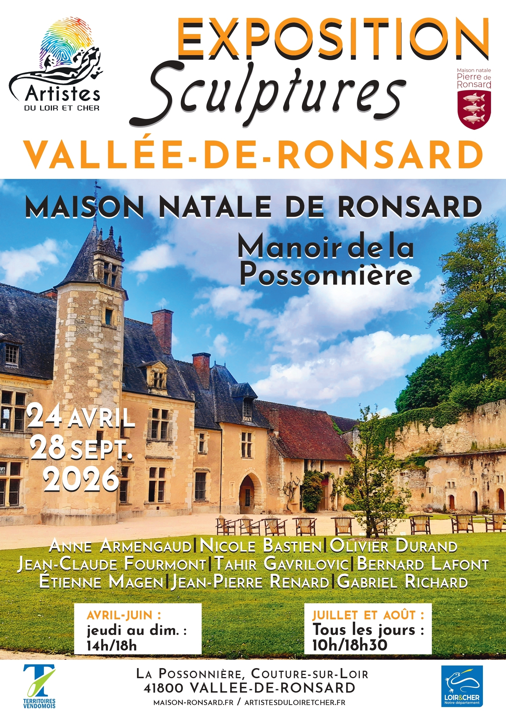Exposition de sculptures des Artistes du Loir-et-Cher