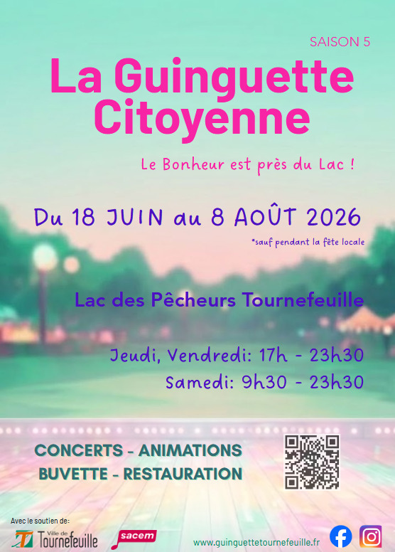 Guinguette citoyenne de Tournefeuille - Du 18 juin au 8 août