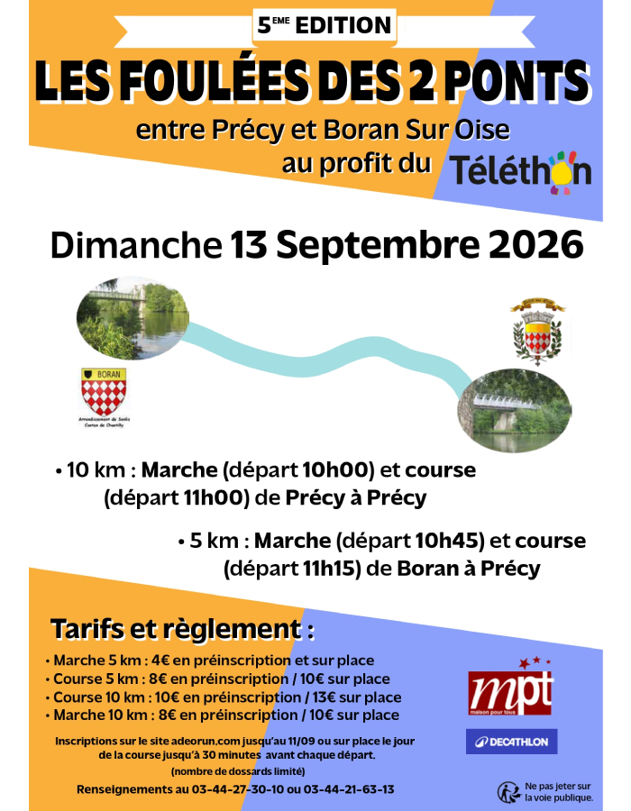 Les Foulées des 2 ponts