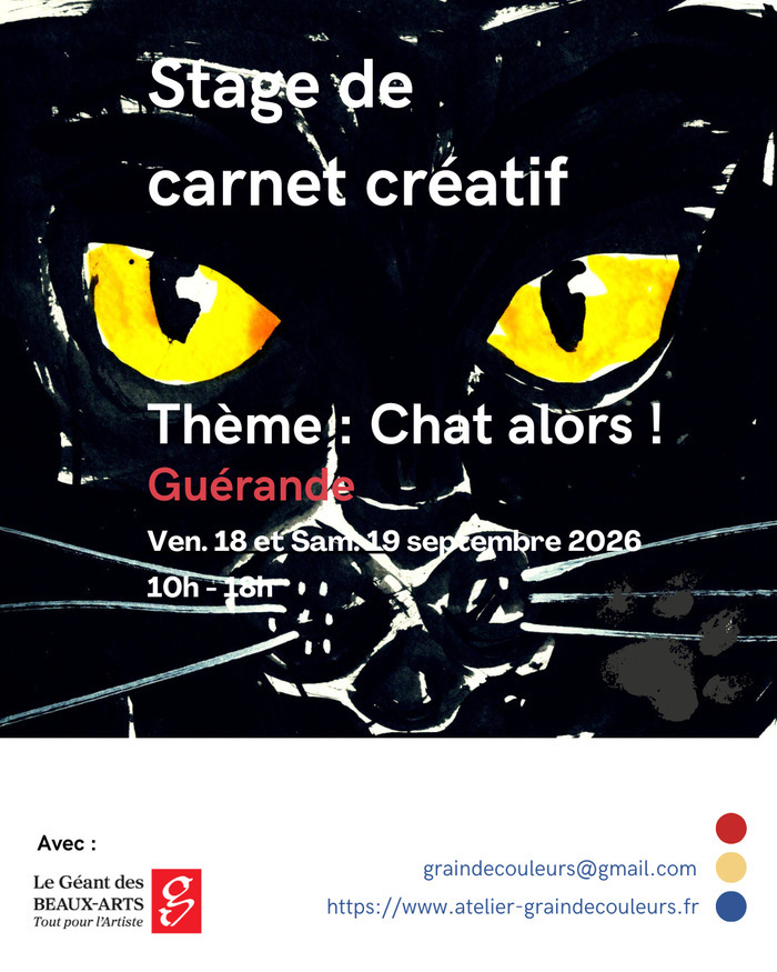 Carnet créatif - "Chat alors !"