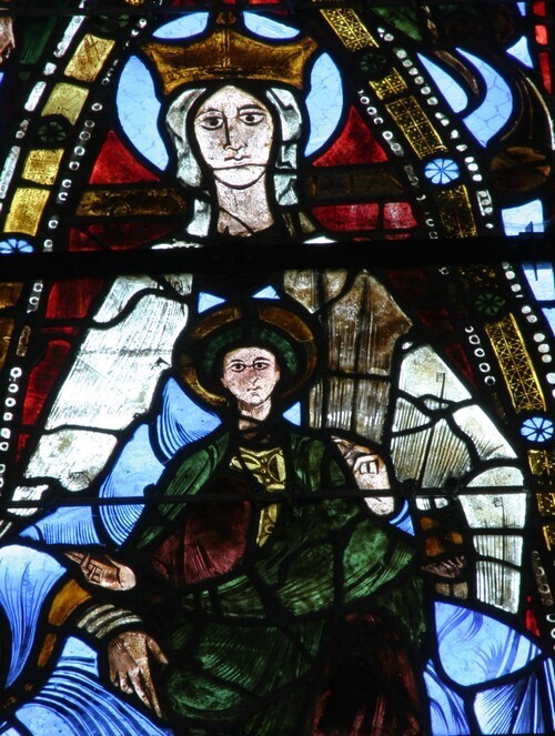 Le vitrail de Majesté Notre Dame "La Joconde du Vendômois"