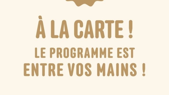 À la carte !