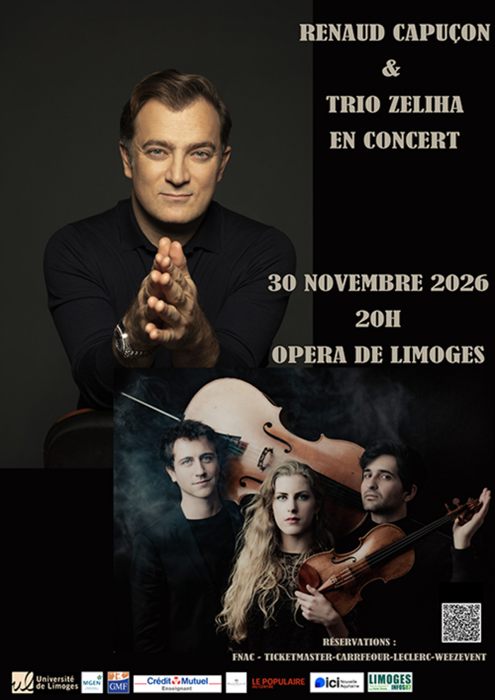 Affiche — Concert Renaud Capuçon & Trio Zéliha
