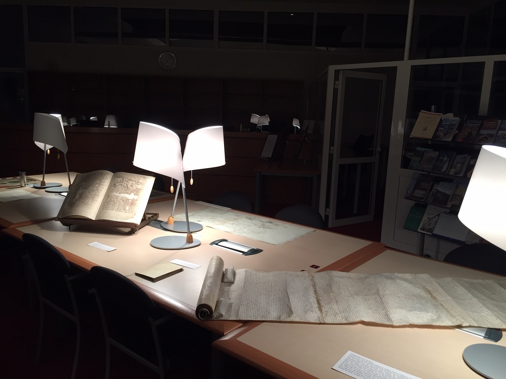 Visite nocturne des Archives