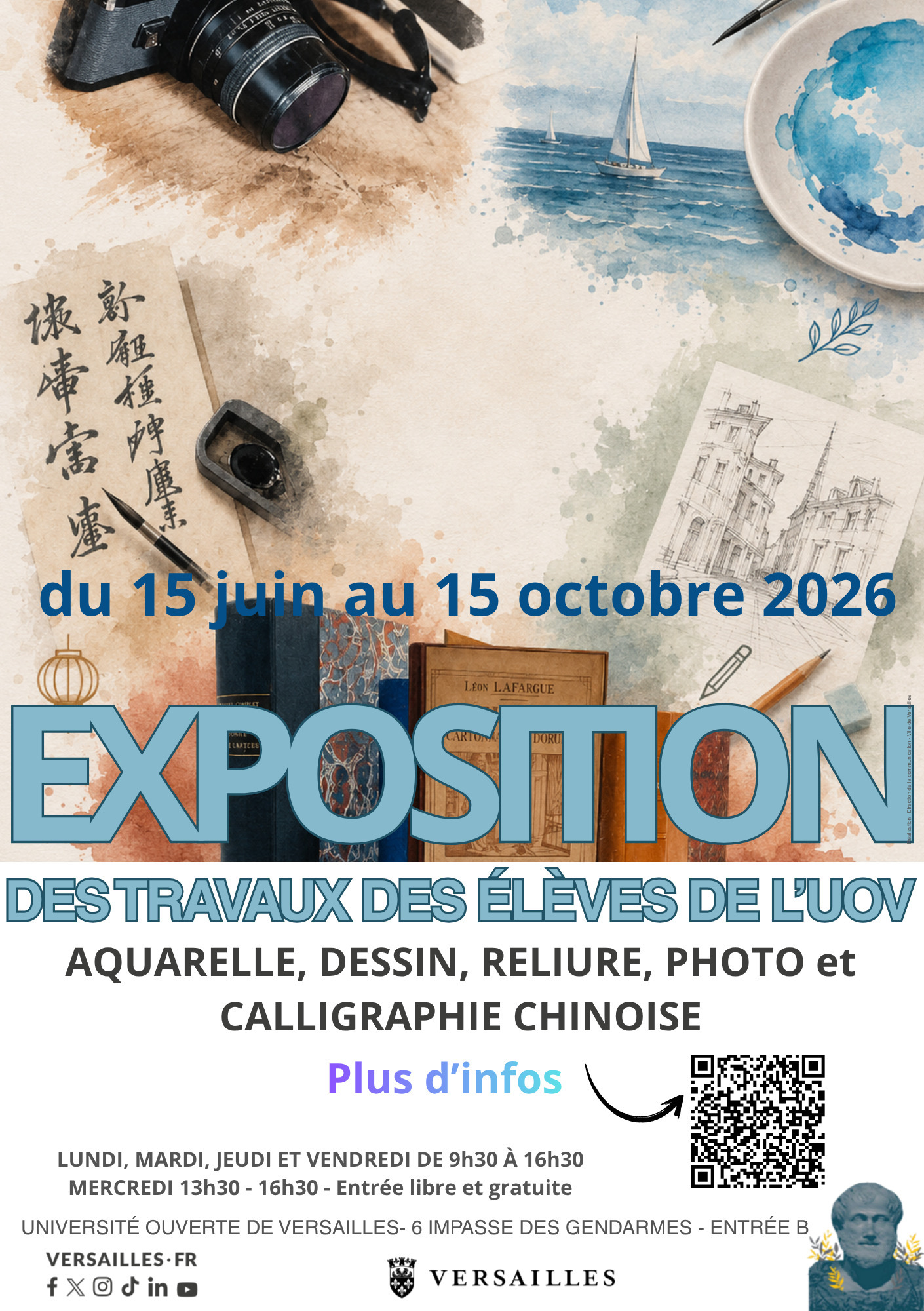 Exposition des ateliers artistiques de l'UOV