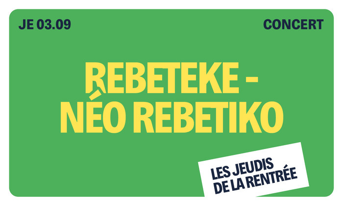 Les jeudis de la rentrée
