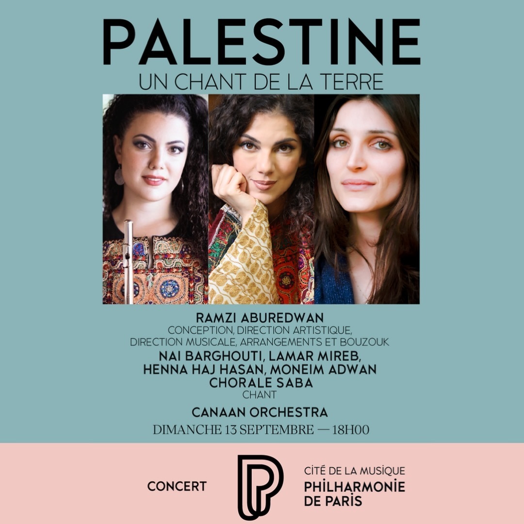 Concert : "PALESTINE, UN CHANT DE LA TERRE"