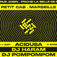 AREA133 invite DJ Haram, Acidusa, DJ Pompompom