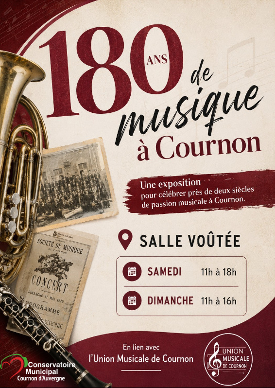 180 ans de musique à Cournon-d’Auvergne