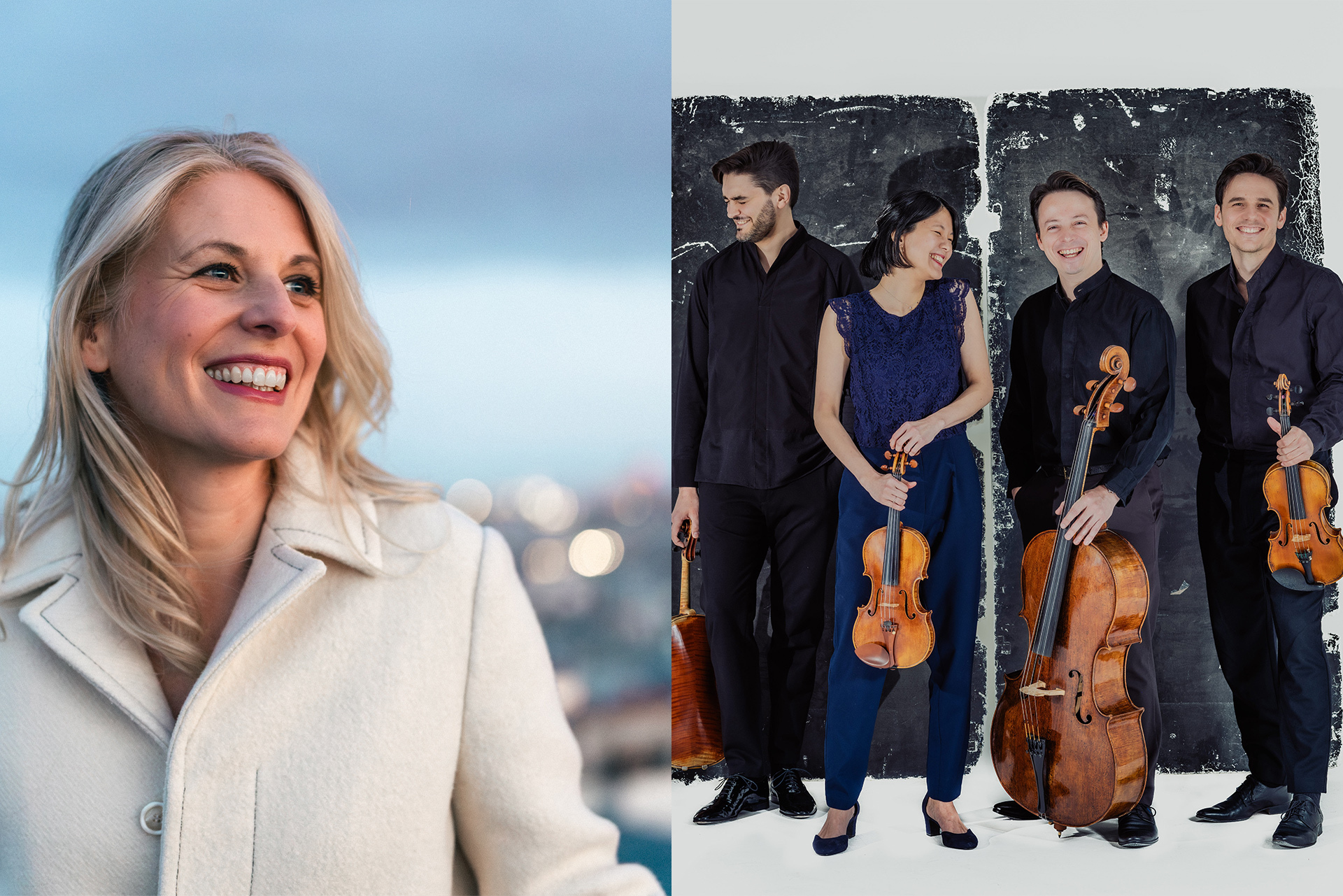 Claire-Marie Le Guay et le Quatuor Hermès