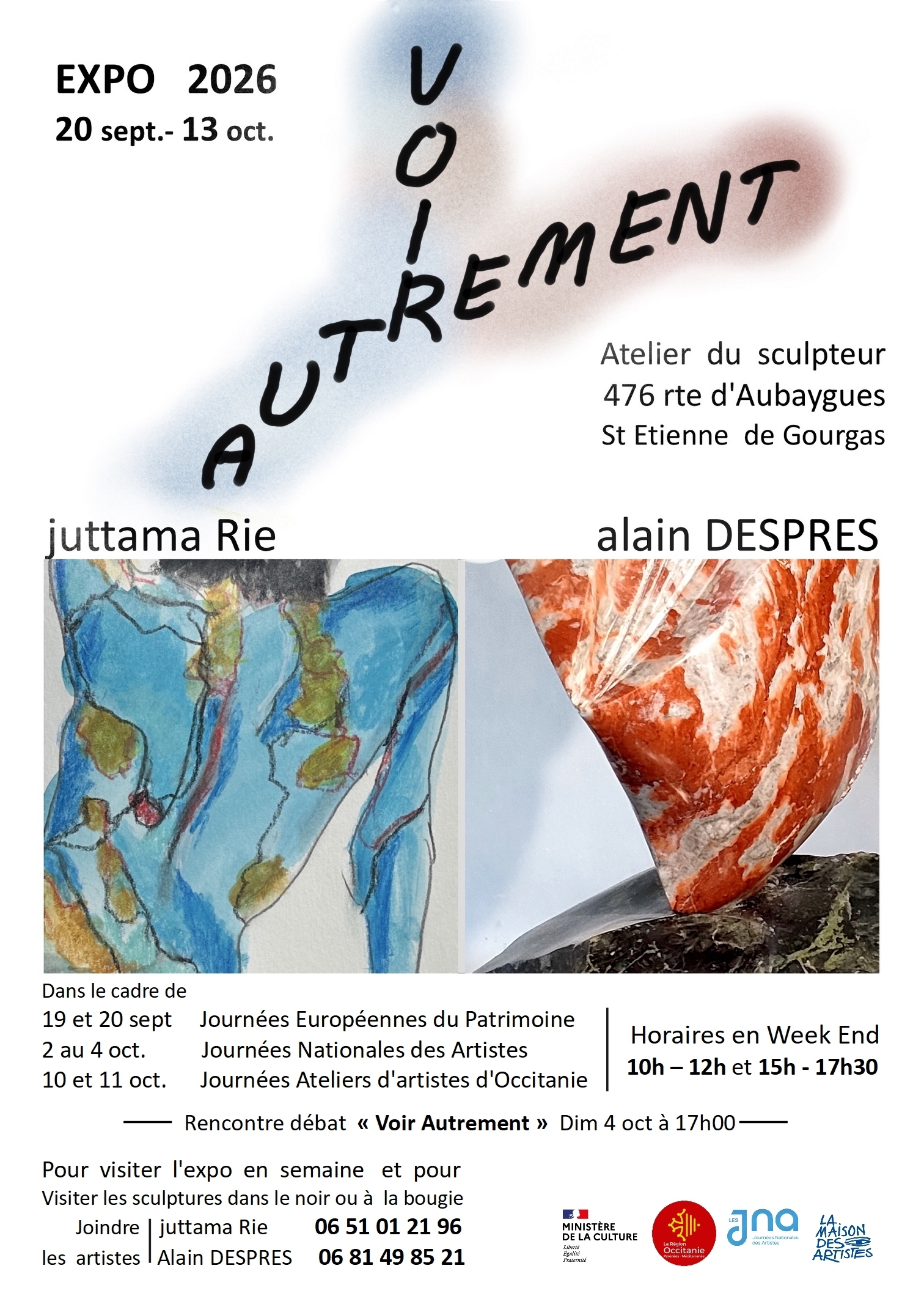Exposition et portes ouvertes à l'atelier du sculpteur