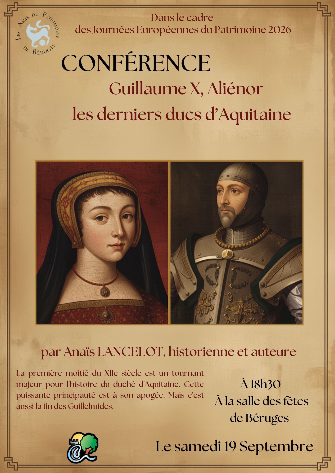Conférence sur les derniers ducs d'Aquitaine