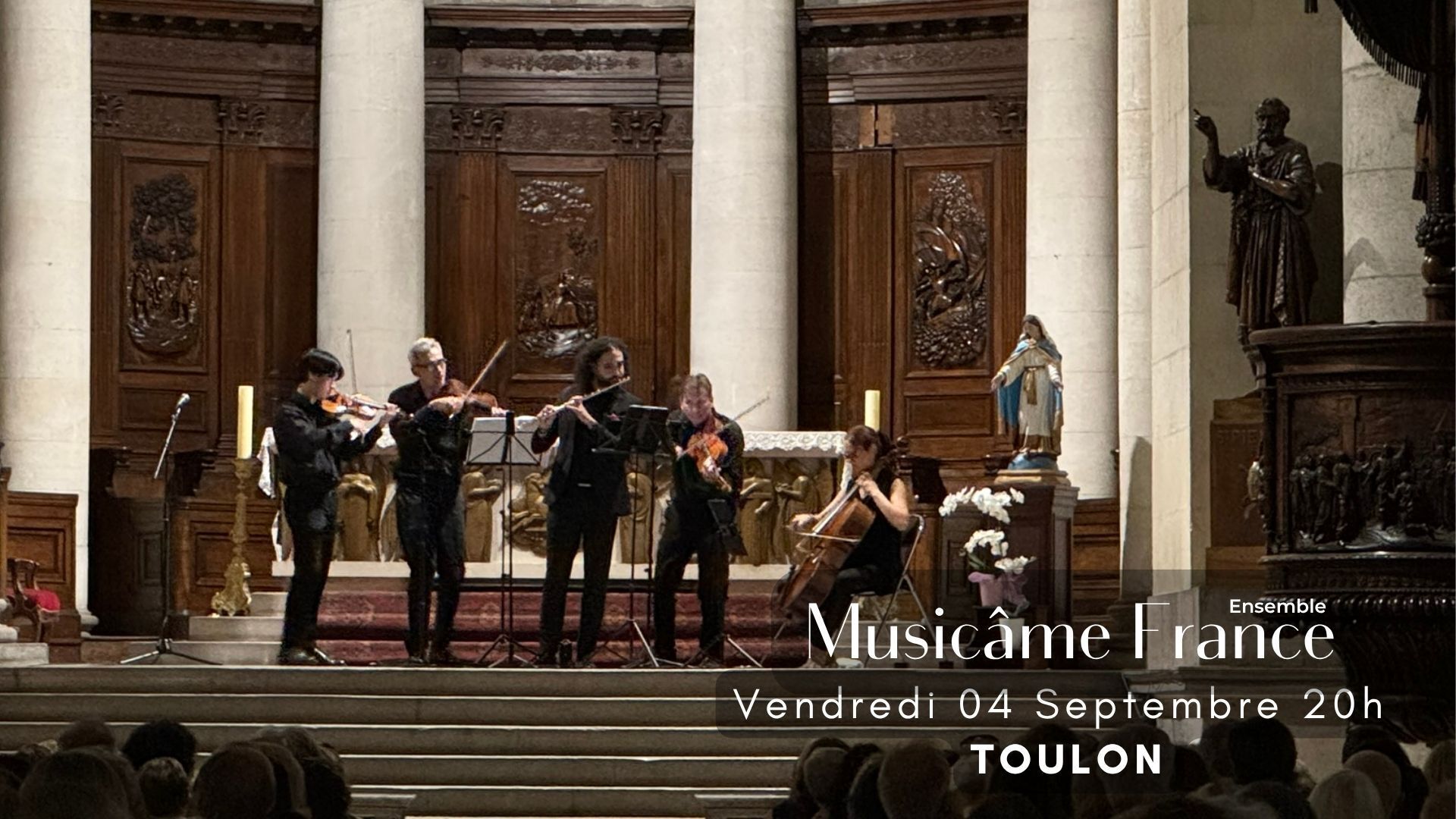 Concert à Toulon: Ravel, Debussy, Cantemir, Mozart, Wieniawski, Bach, Doppler, Saint-Saëns, Vivaldi