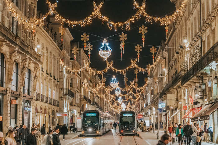 Les illuminations de Noël dans la ville