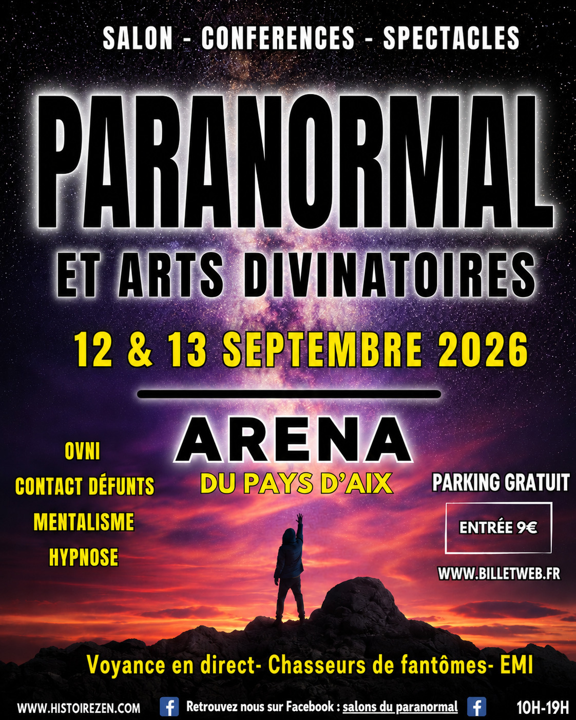 Salon du Paranormal à l'Aréna d'Aix - 3ème édition